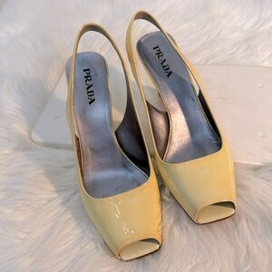 Vintage Prada Sling Back Pumps ( Authentic)